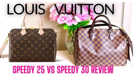 LOUIS VUITTON Speedy 25 vs Speedy 30 *in depth* REVIEW.